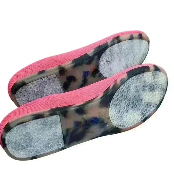 Rothys Round Toe Flats In Grapefruit RETIRED COLOR Size 9 - Picture 10 of 10